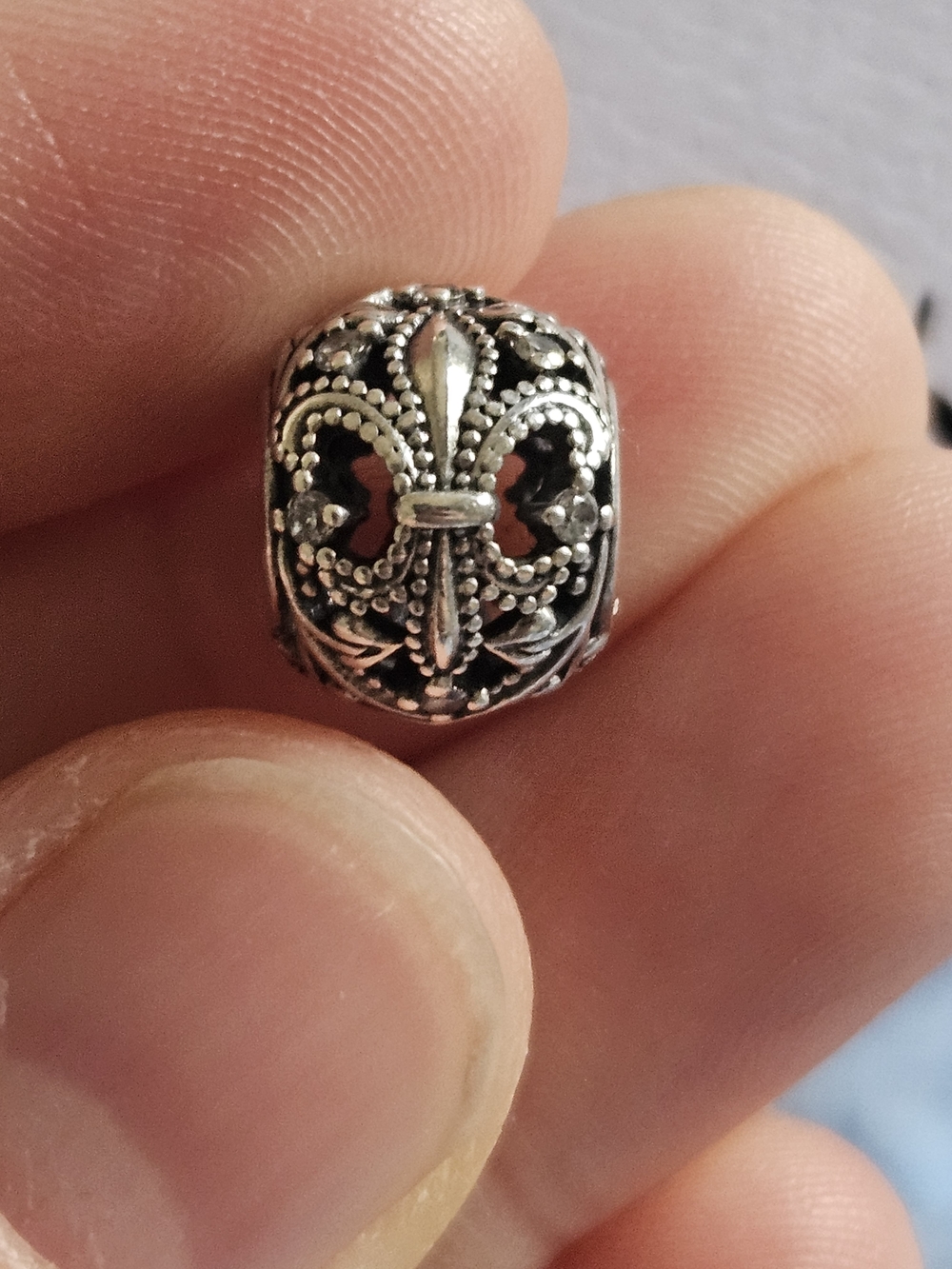 Pandora Vintage Fleur-de-Lis Charm